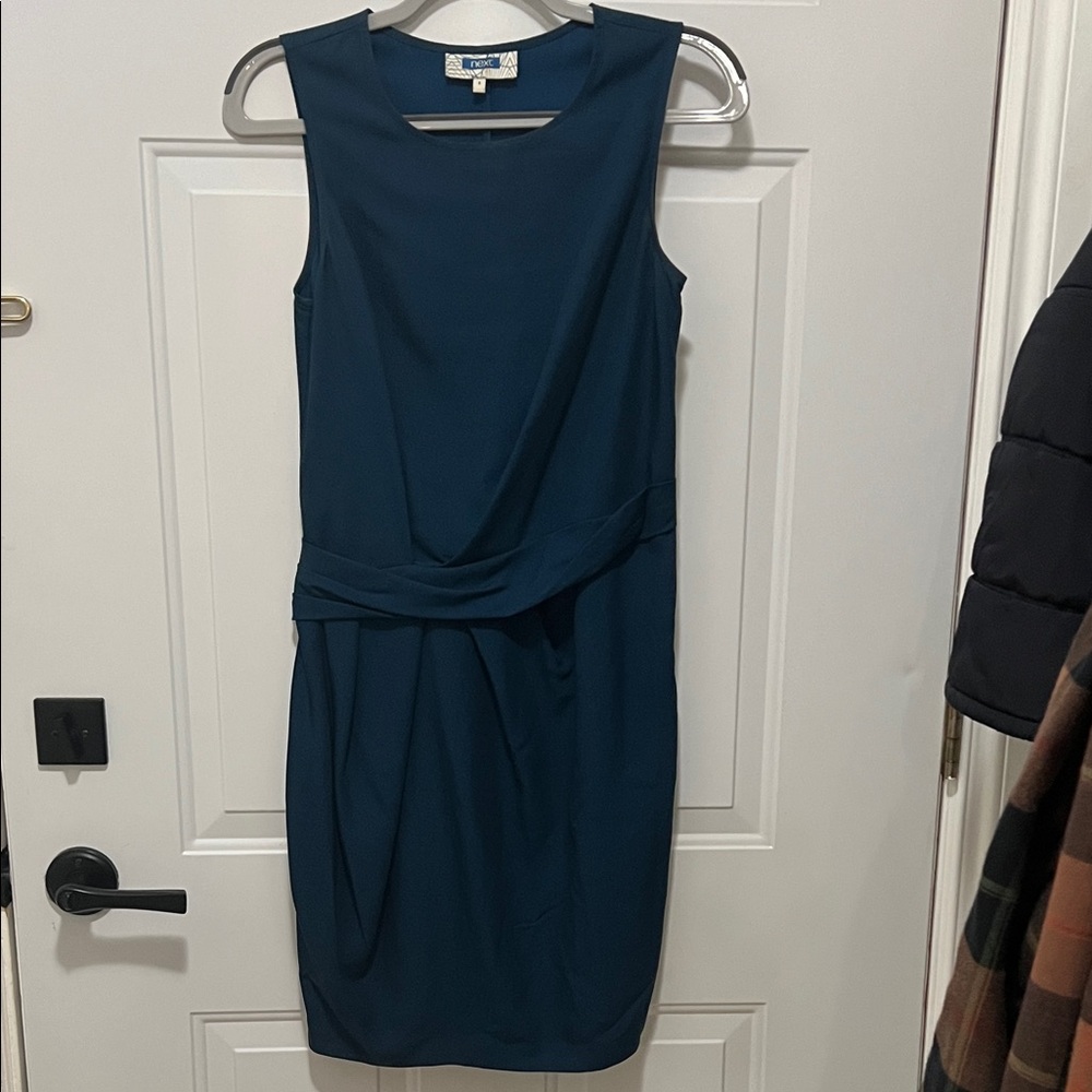 Next UK Teal Midi Dress